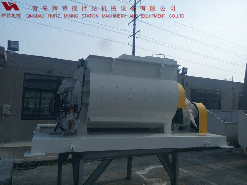 JS750攪拌臂采用偏心式設(shè)計(jì)，延長(zhǎng)使用壽命，青島輝特機(jī)械